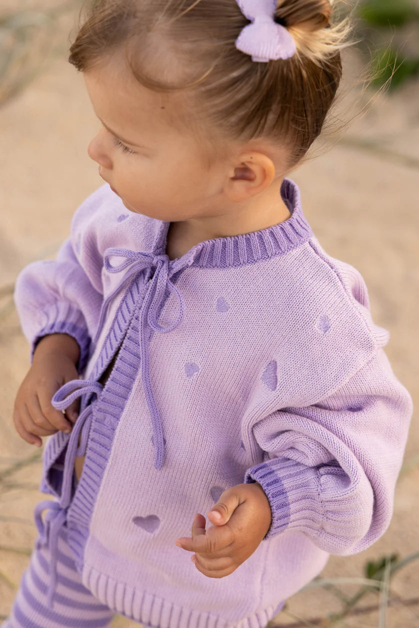 Twilight Heart Tie Up Cardigan