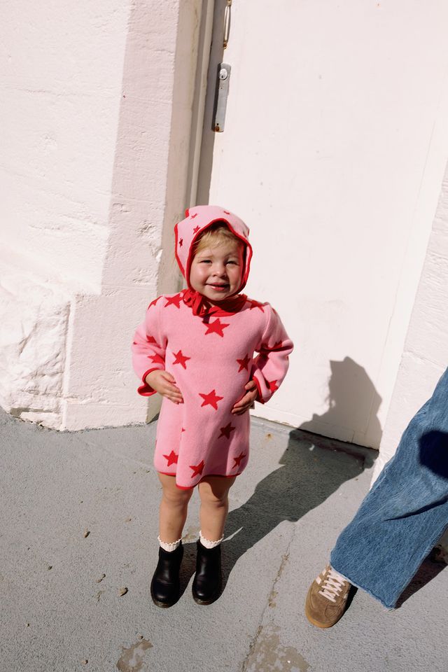 Star Dress | Pink & Red