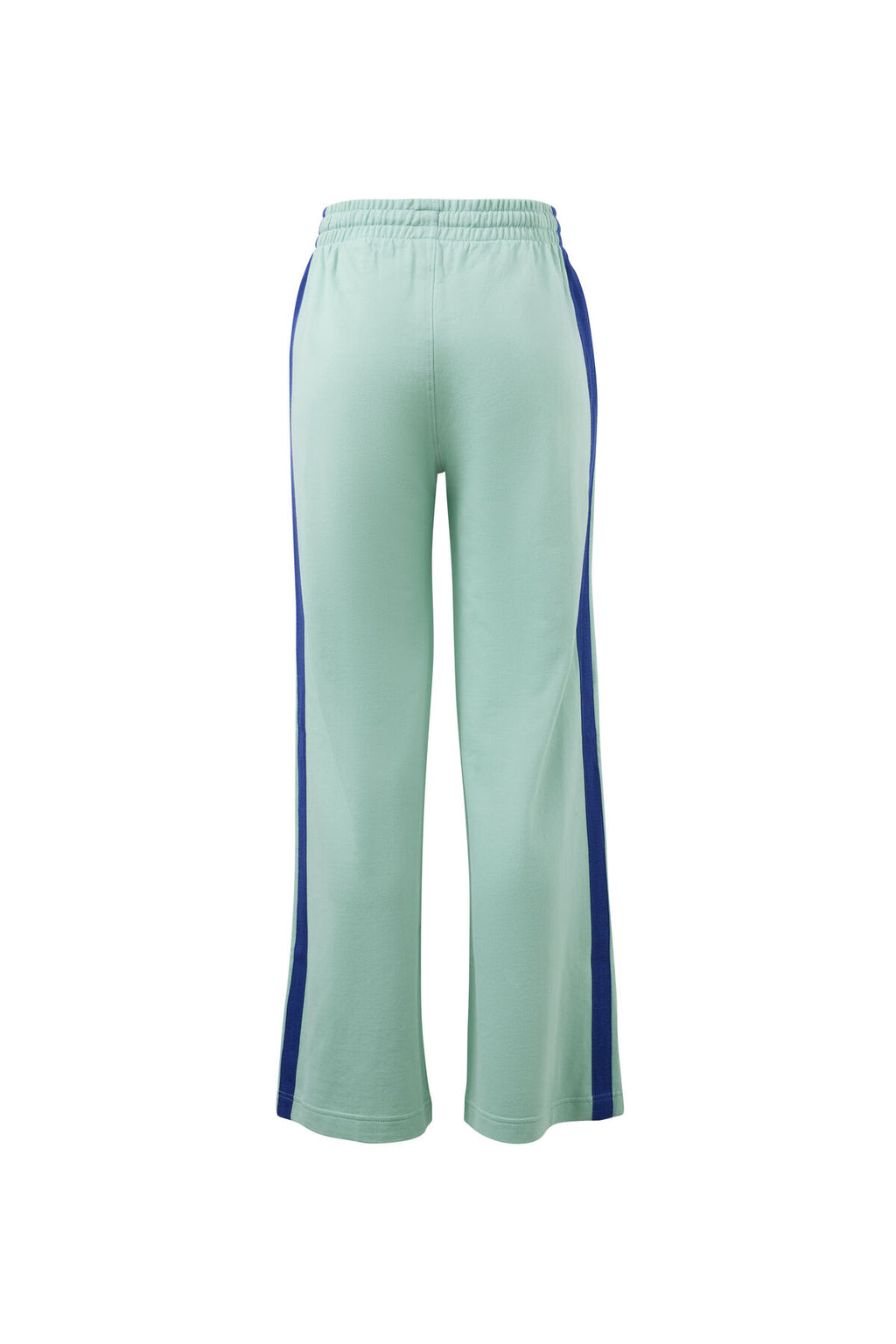 Gigi Wide Leg Terry Trackpant |Seafoam & Polo Blue