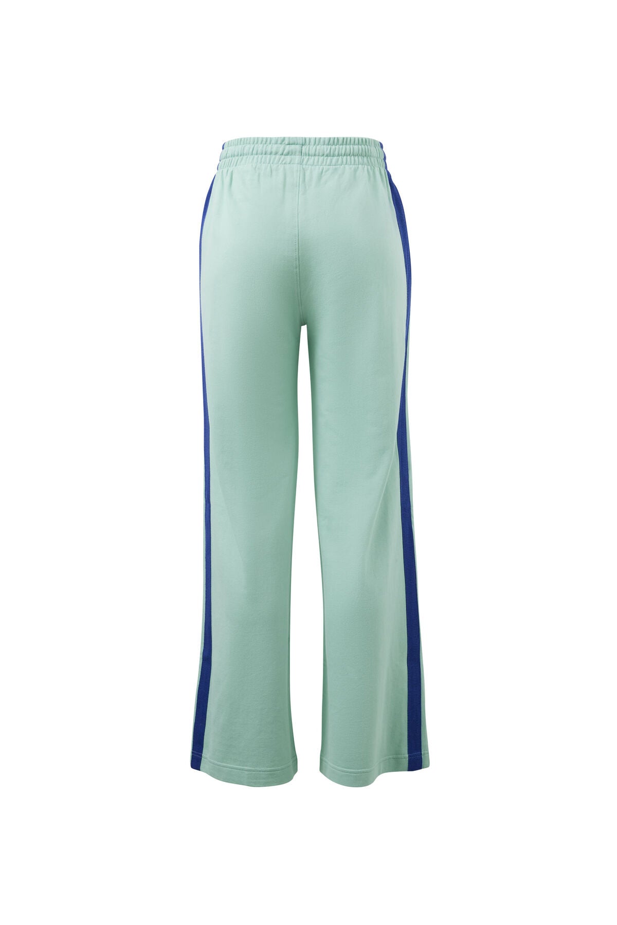 Gigi Wide Leg Terry Trackpant |Seafoam & Polo Blue