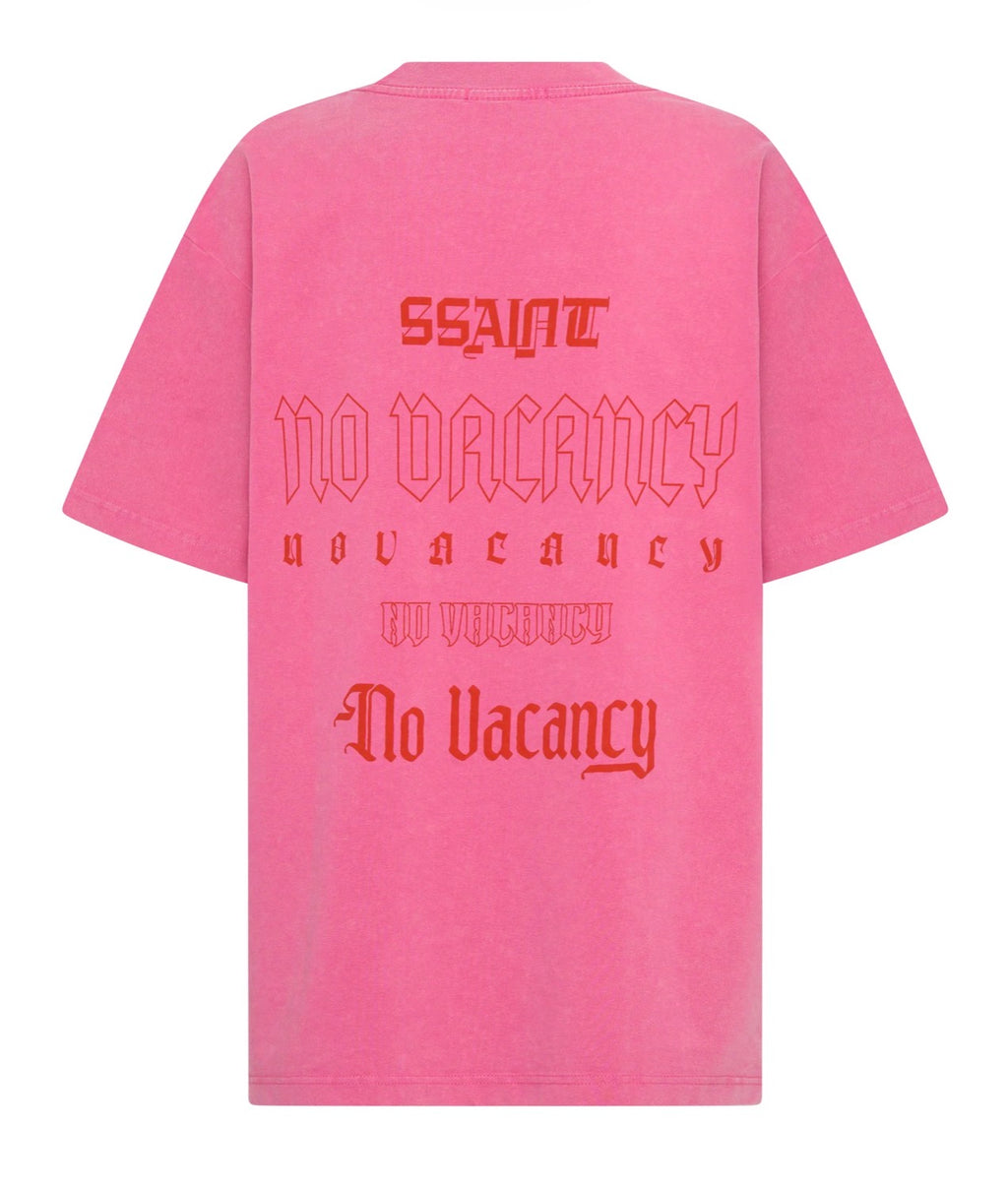 No Vacancy Tee | Dark Pikk Acid Wash
