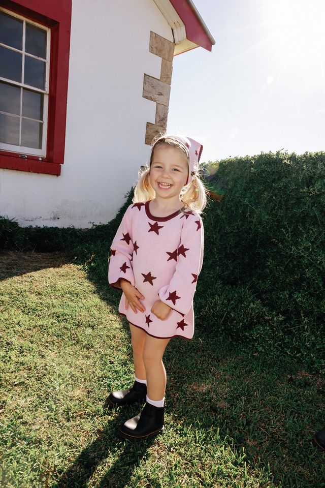 Star Dress | Soft Pink