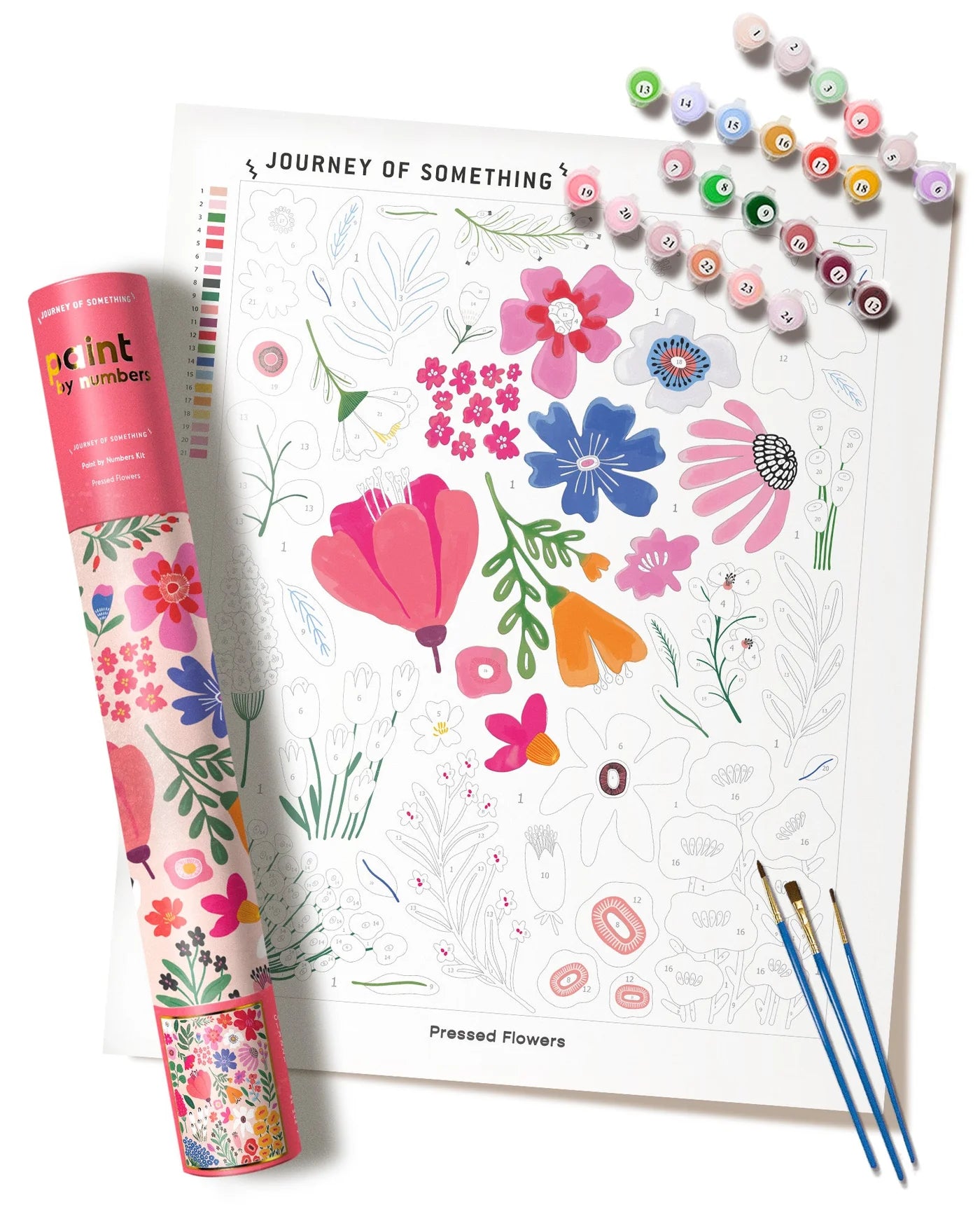Paint By Numbers | Pressed Flowers