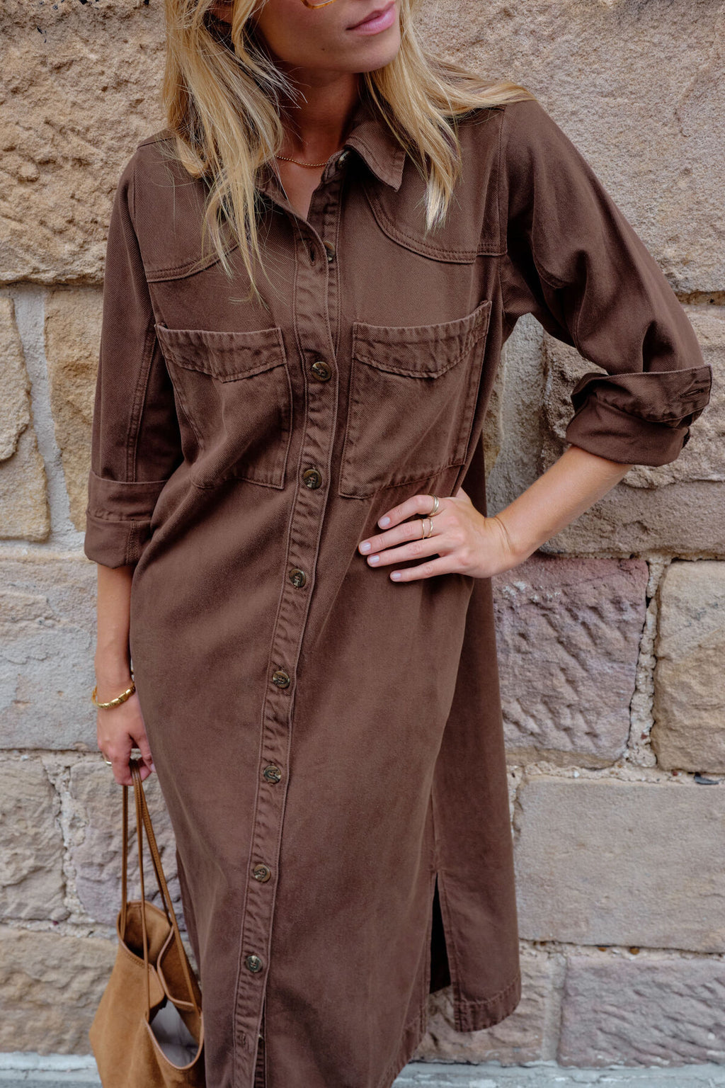 Rae Long Sleeve Midi Dress