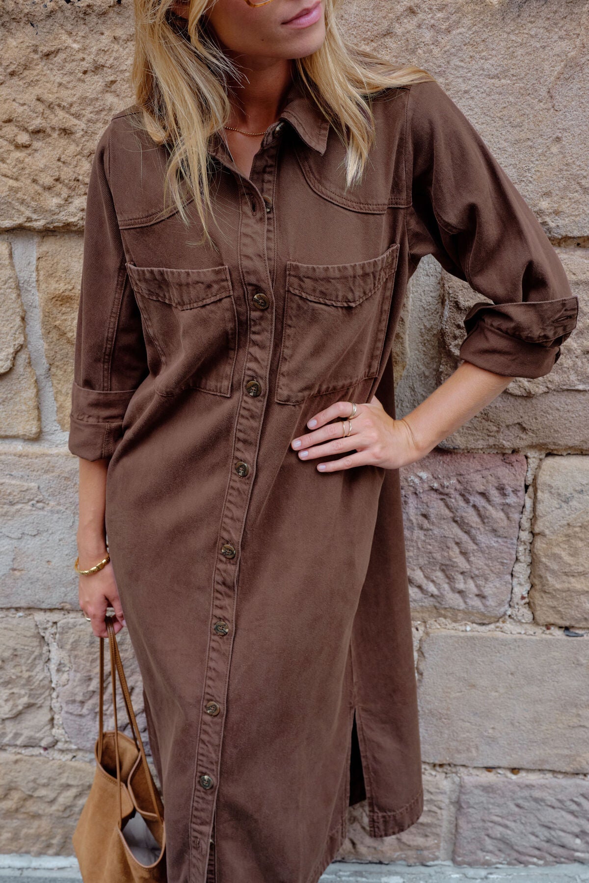 Rae Long Sleeve Midi Dress