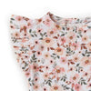 Spring Floral Short Sleeve Organic Bodysuit