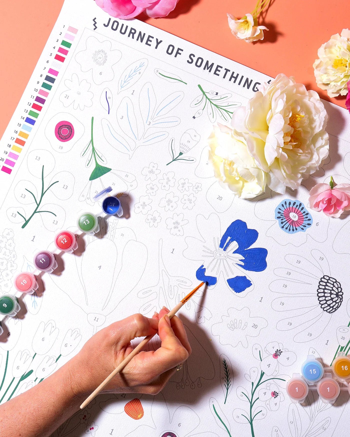 Paint By Numbers | Pressed Flowers
