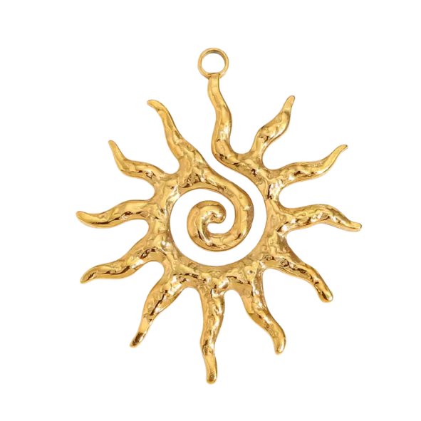 Latch & Lock Charm | Large Sun