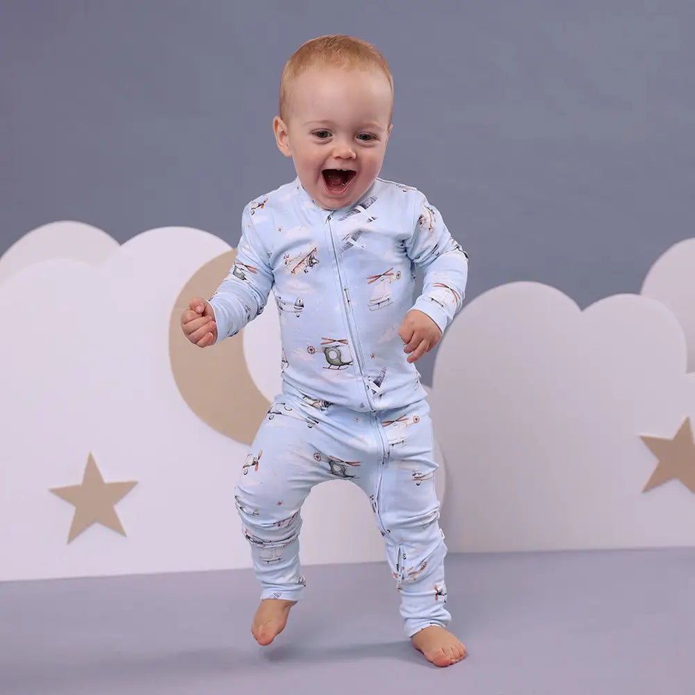 Organic Snugglesuit Convertible Romper | Taking Flight