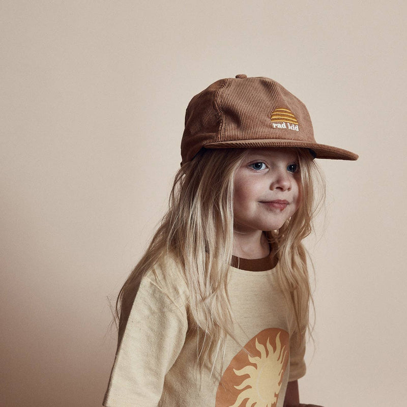 Rad Kid Cord Cap - Tan: BABY
