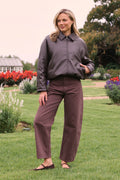 Lola Barrel Jean | Chocolate