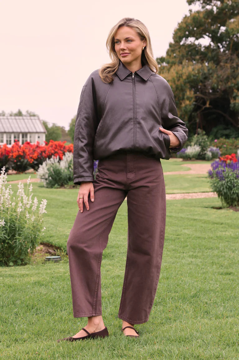 Lola Barrel Jean | Chocolate {Coming Soon}