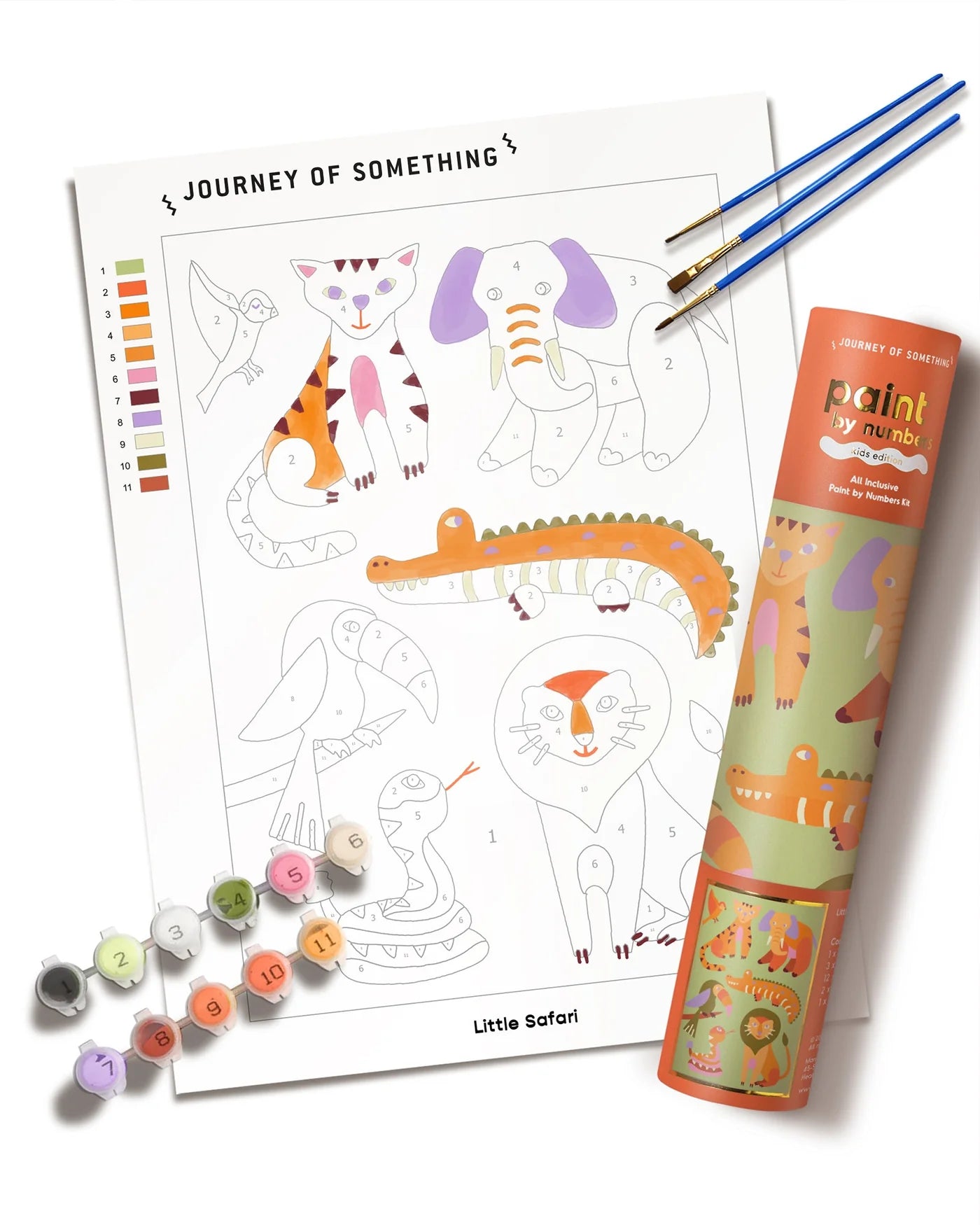 Kids Paint By Numbers | Little Safari