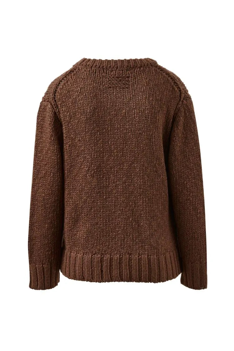 Sage Chunky Knit | Chocolate