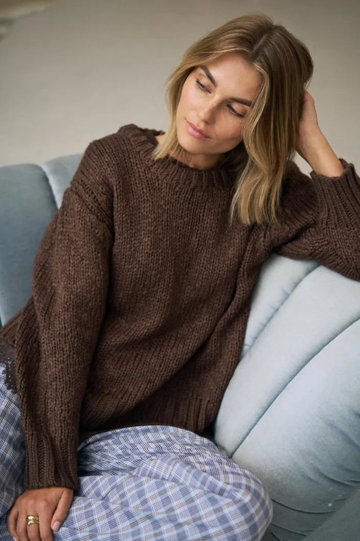 Sage Chunky Knit | Chocolate