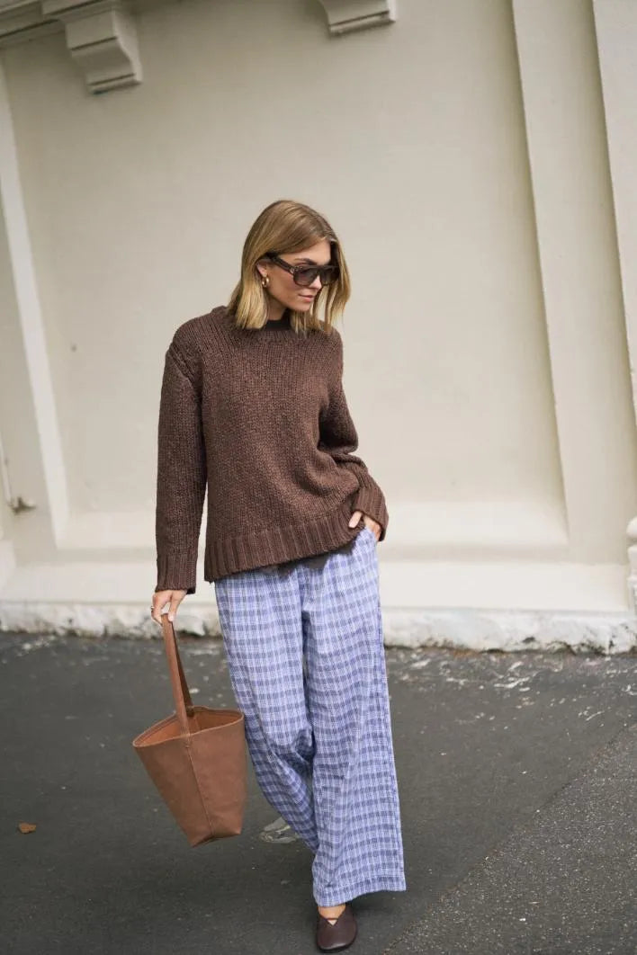 Sage Chunky Knit | Chocolate