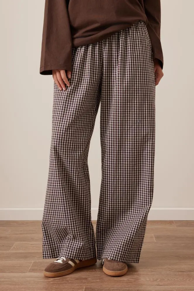 The Lounge Pant | Choc Check