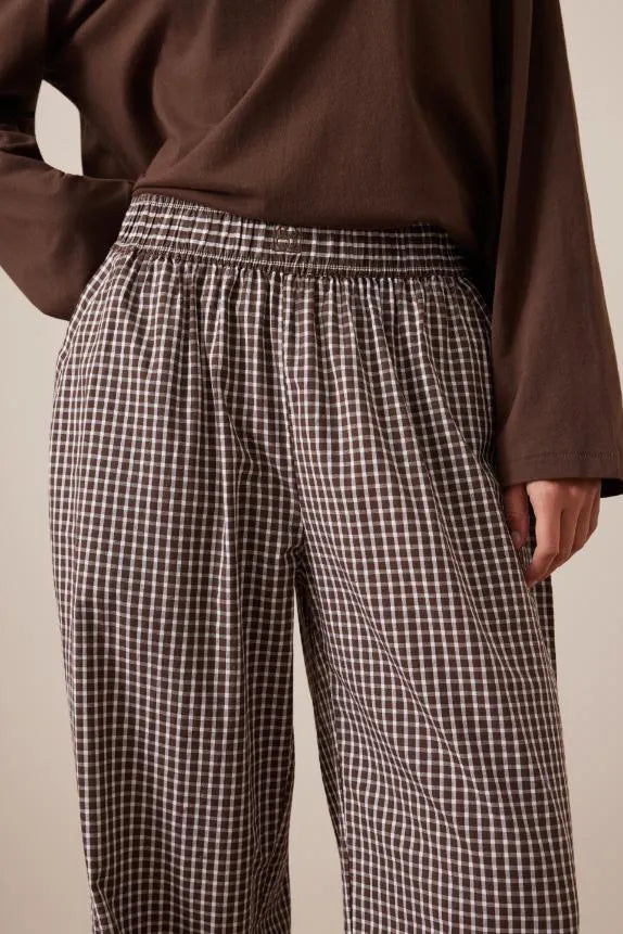 The Lounge Pant | Choc Check
