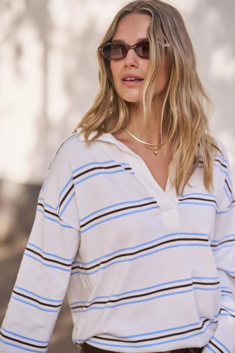 Shelby Slouch Rugby Top