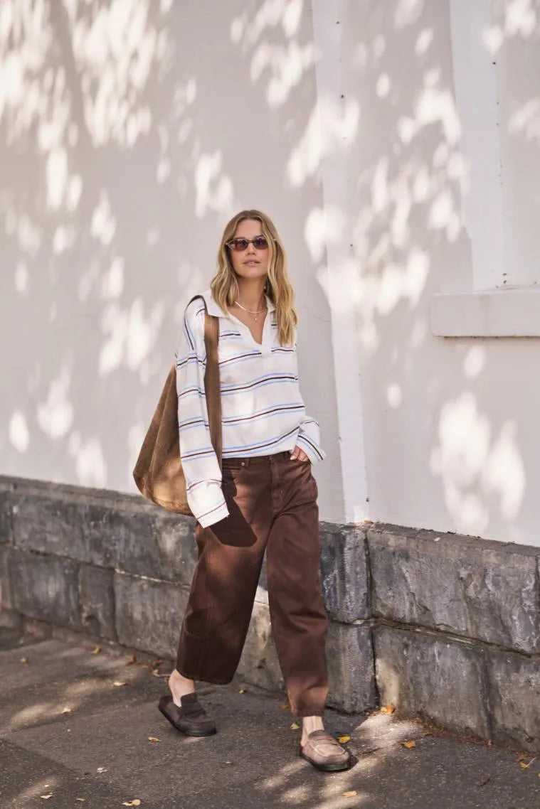 Shelby Slouch Rugby Top