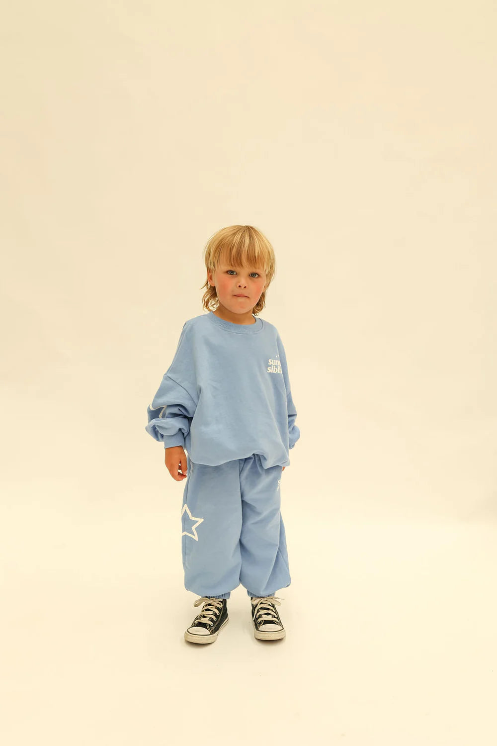 Blue Track Pants | Siblings Set