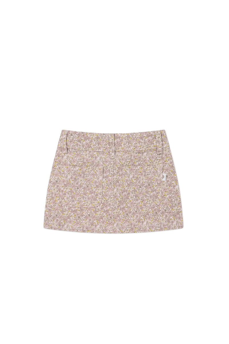 Alison Twill Skirt - Chloe Lilac