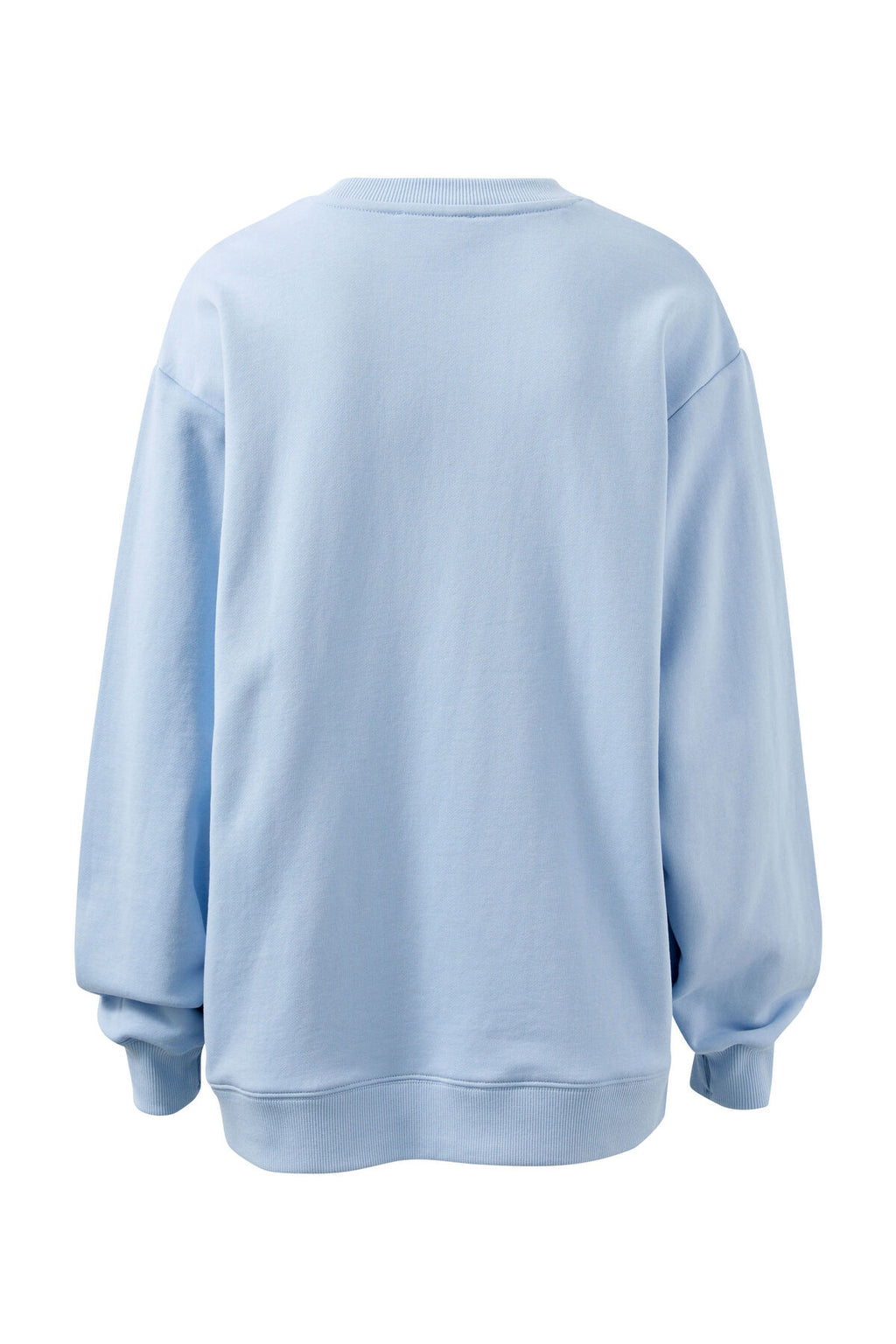 Isla Oversized Slouchy Crew | Chalk Blue