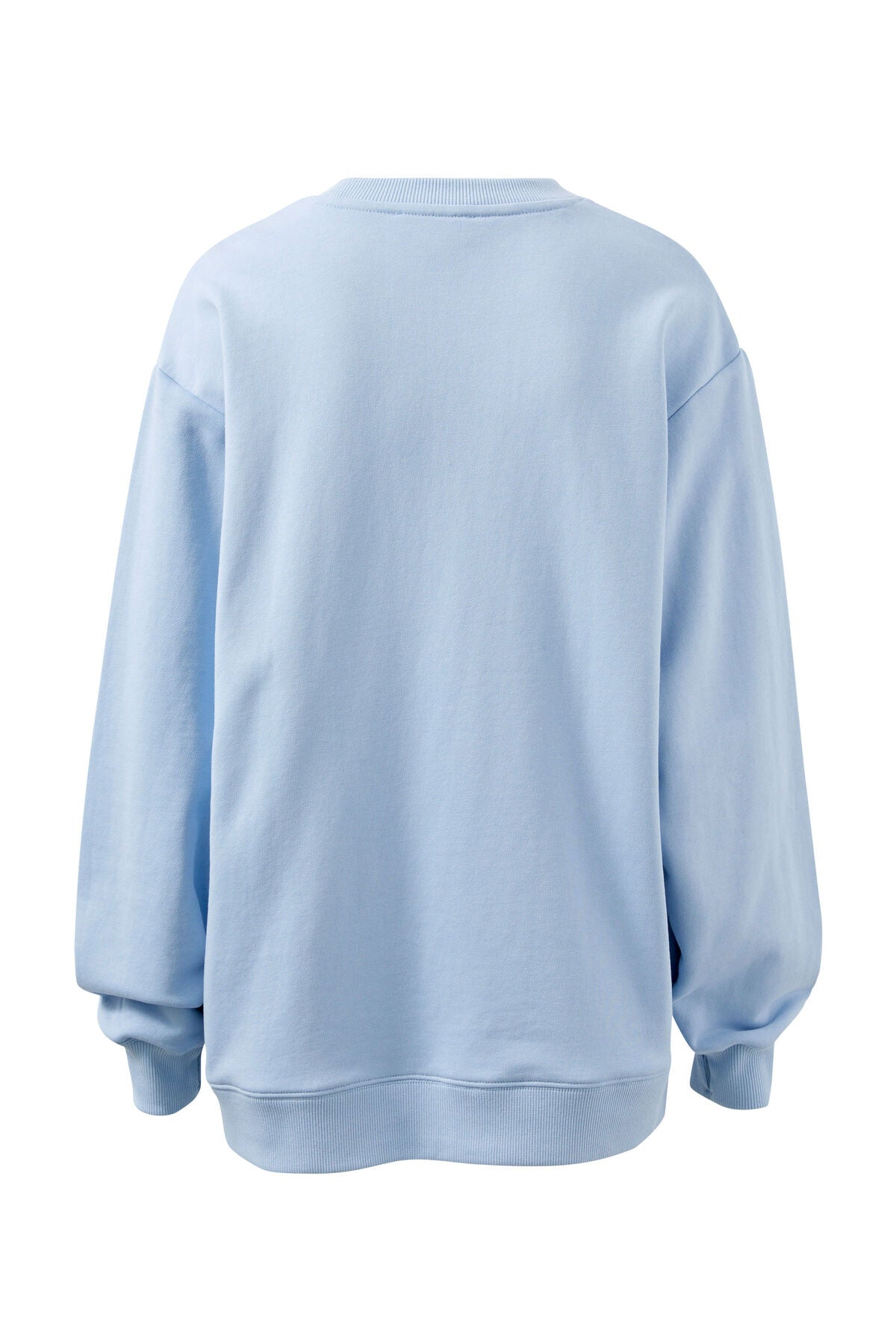Isla Oversized Slouchy Crew | Chalk Blue