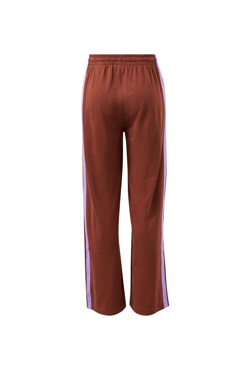 Gigi Wide Leg Terry Trackpant | Burnt Toffee