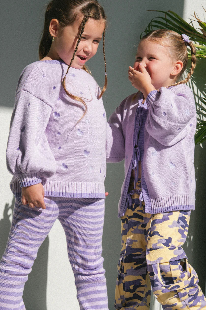Twilight Heart Tie Up Cardigan