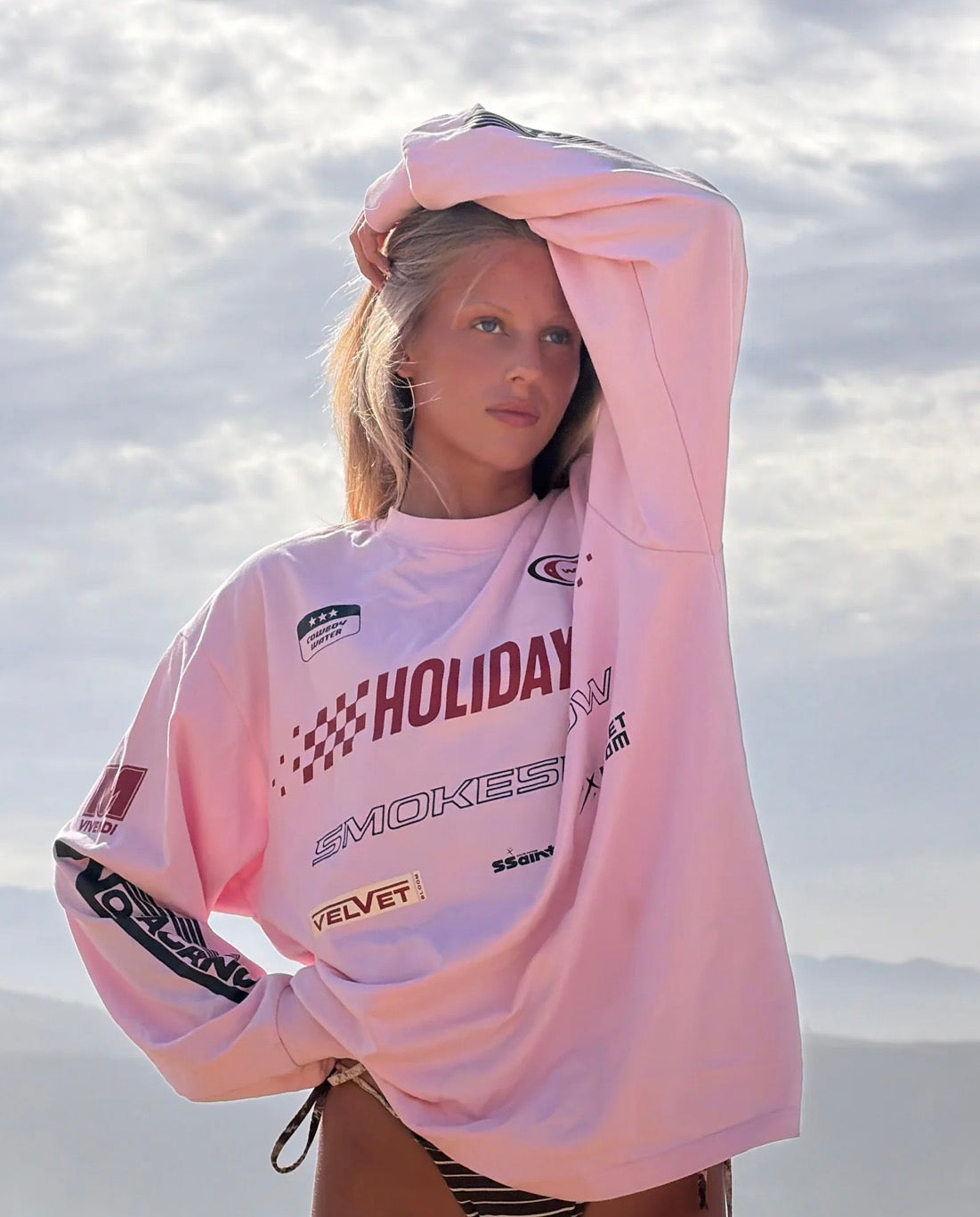Signature Moto Tee | Pink
