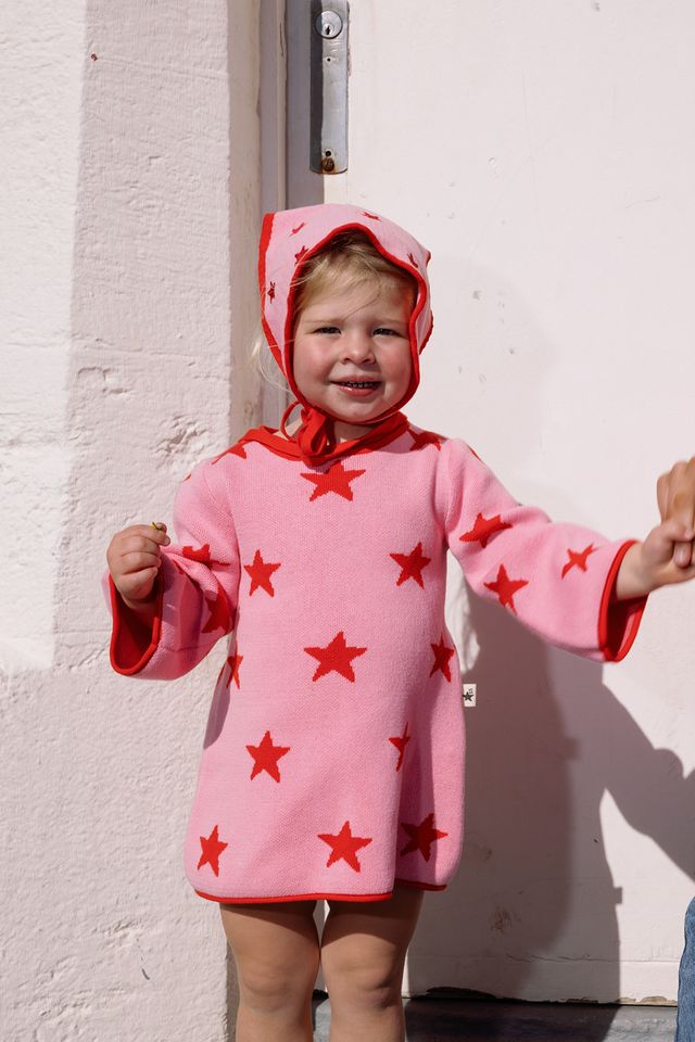 Star Dress | Pink & Red