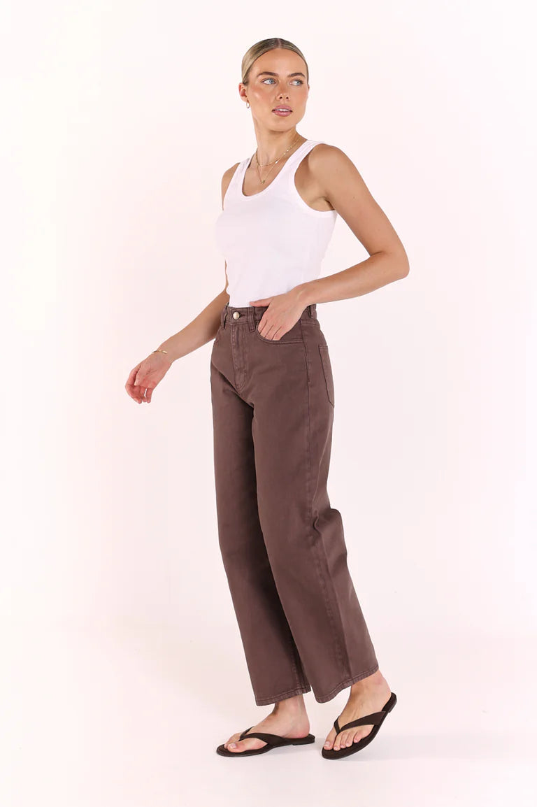 Lola Barrel Jean | Chocolate {Coming Soon}