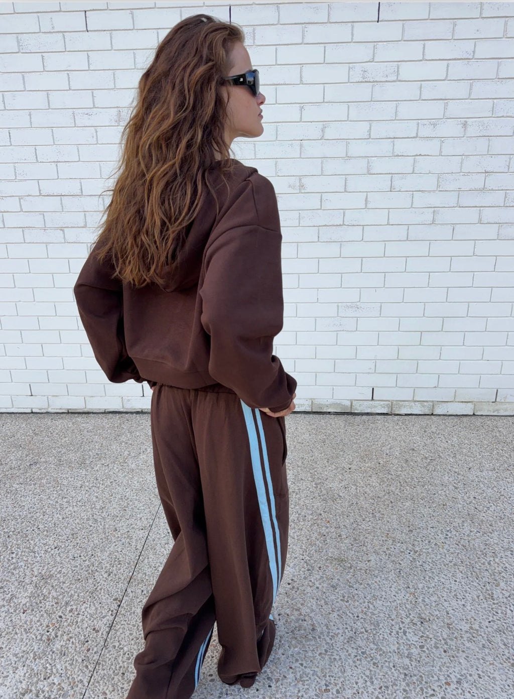 SSÀINT Barrel Trackpant | Blue & Brown