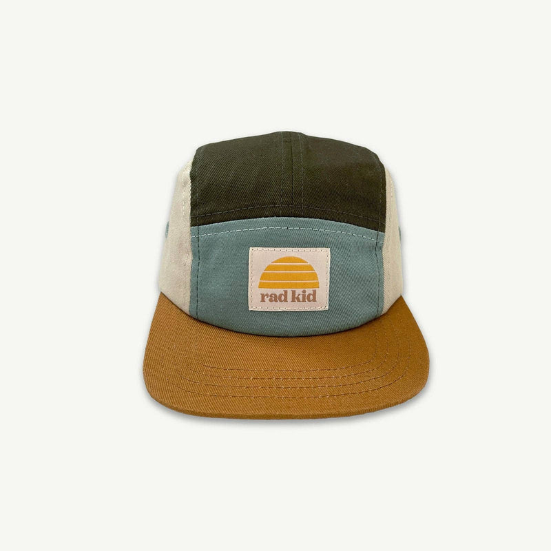 Rad Kid Spliced 5 Panel Cap - Khaki: Baby