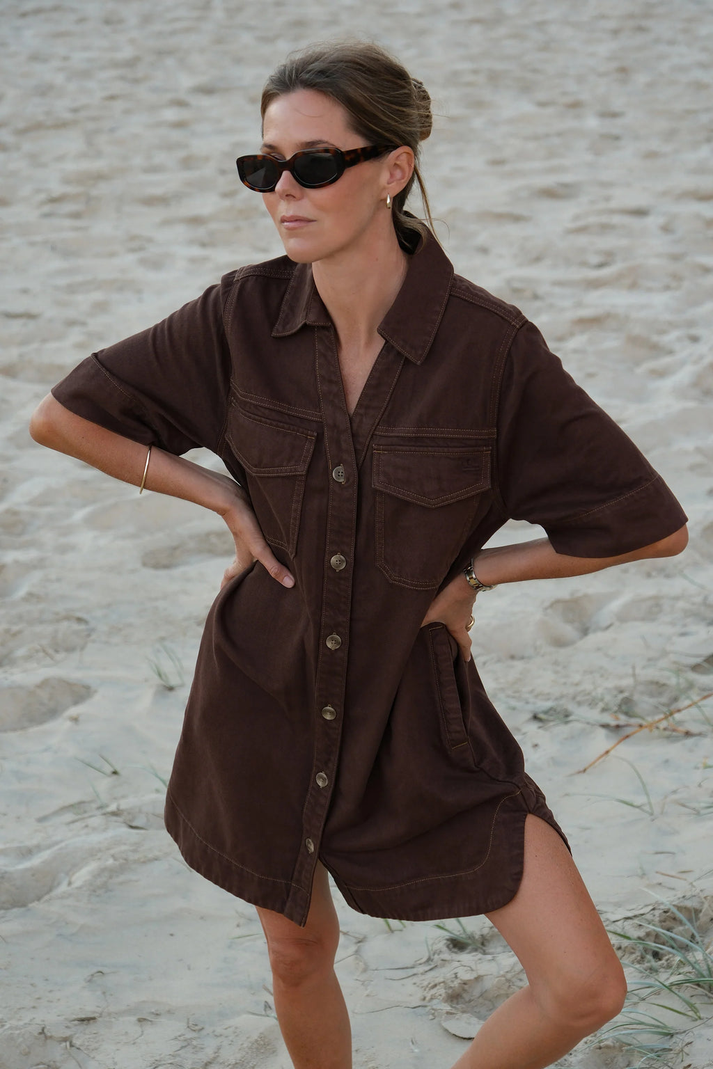 Bonnie Relaxed Shirt Dress