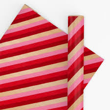 Peppermint Parade Scarlett Red 10M Wrapping Paper