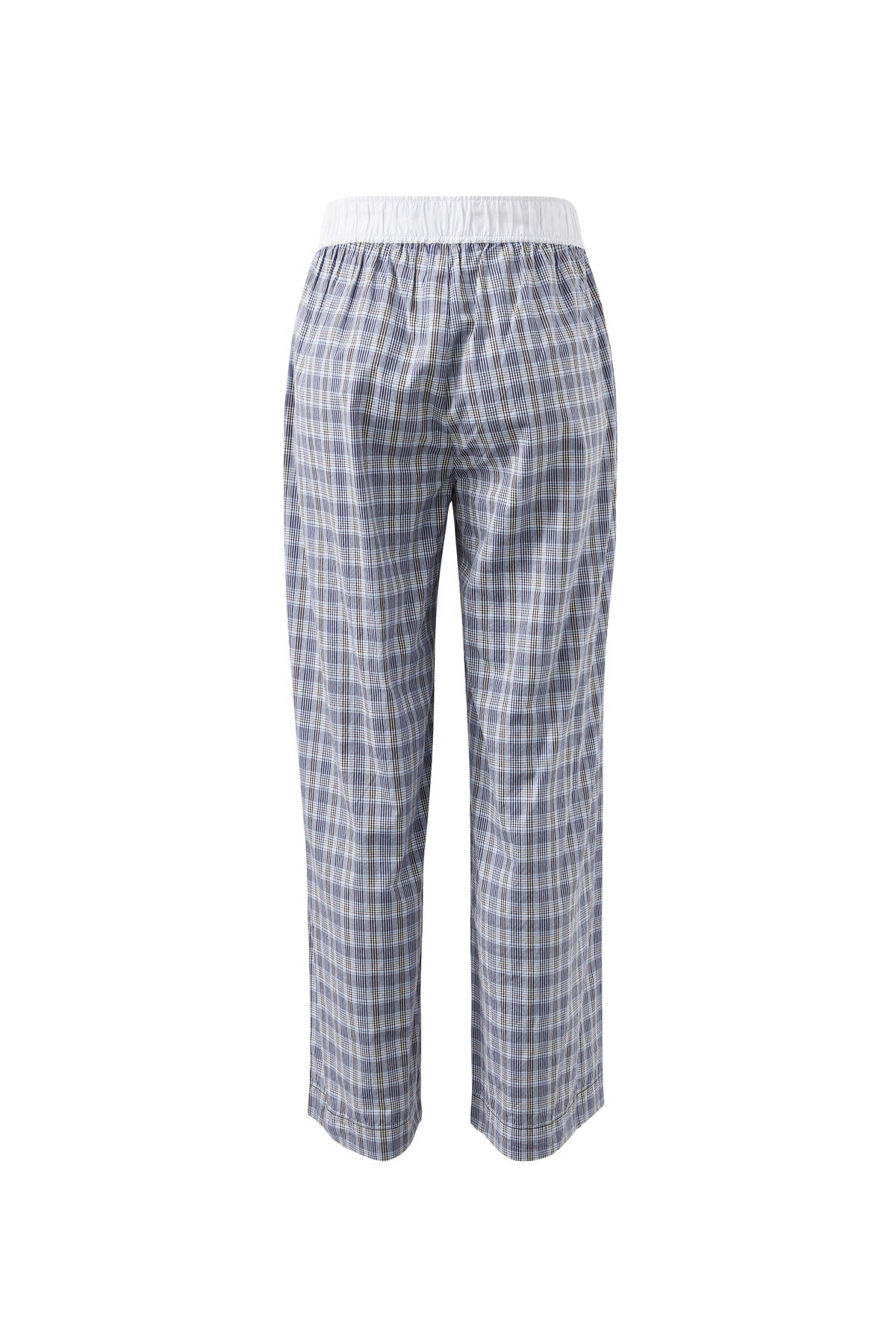 The Lounge Pant | Blue & Choc Check