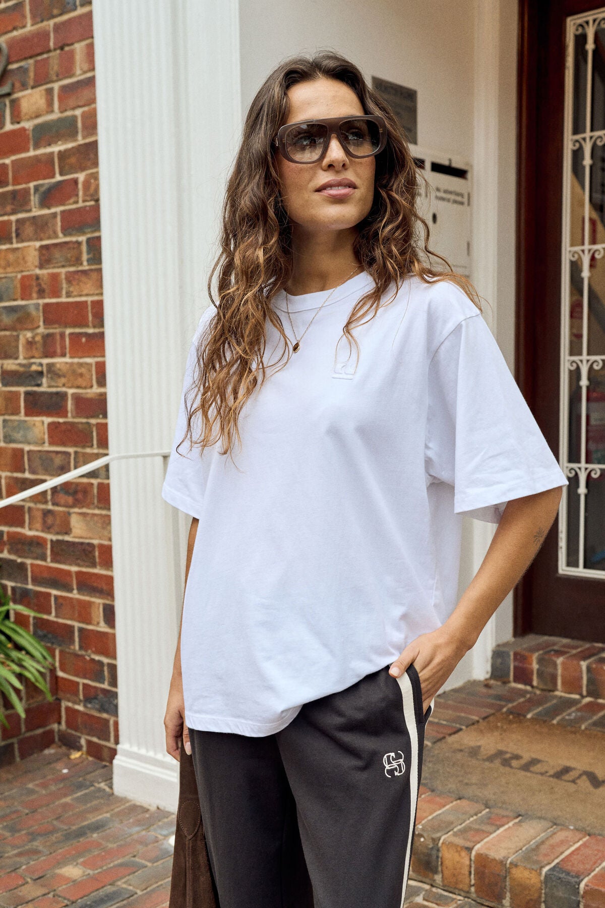 Phoebe Premium Tee | White