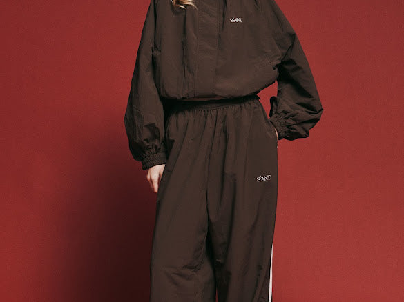 Fight Night Windbreaker Pant | Brown