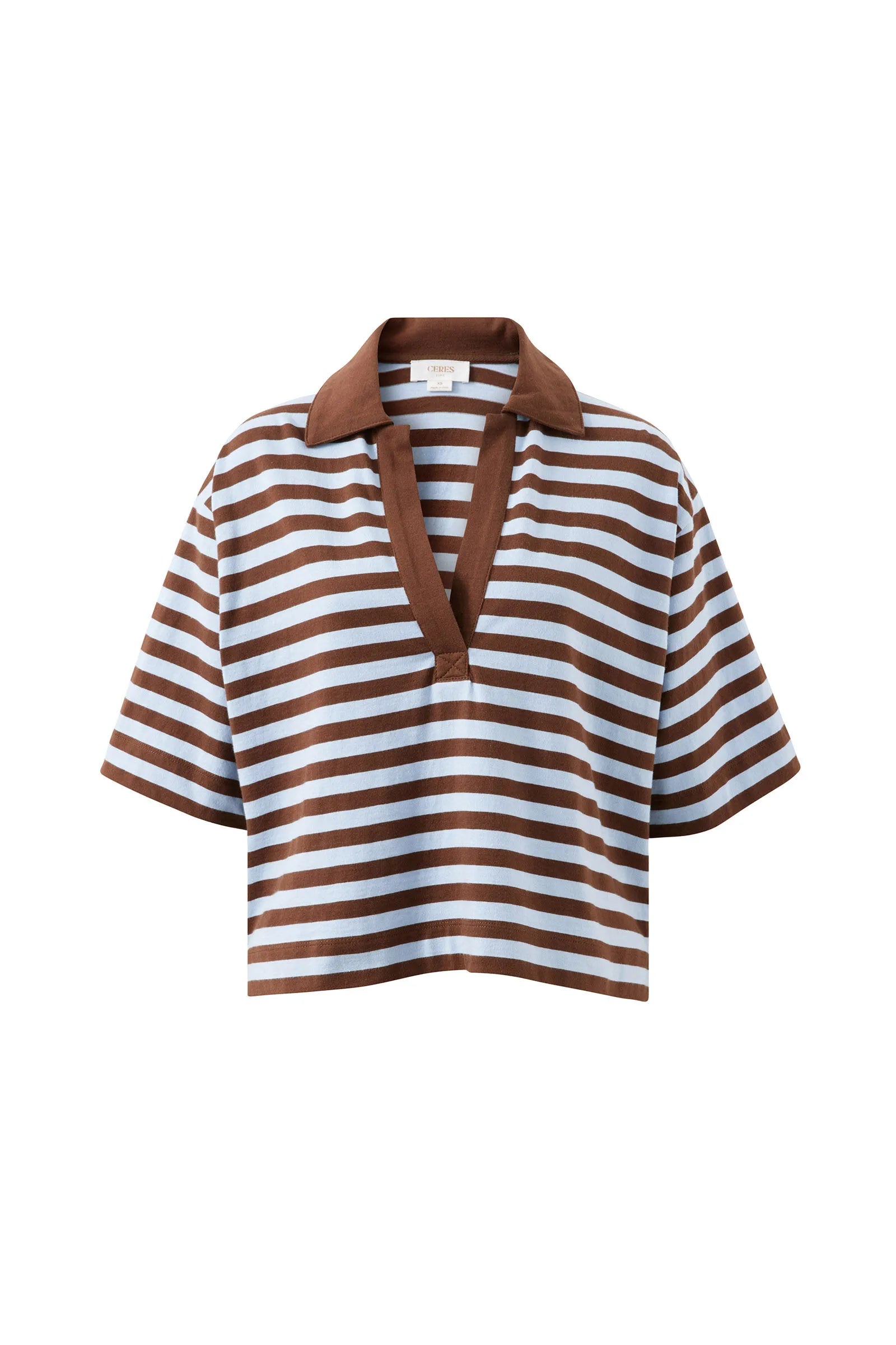 Arlie Short Sleeve Rugby | Choc & Chalk