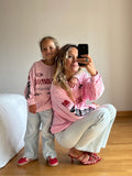 KIDS Moto Longsleeve Tee | Pink