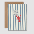 Punny Birthday Card | Clawsome Birthday | Lobster Card