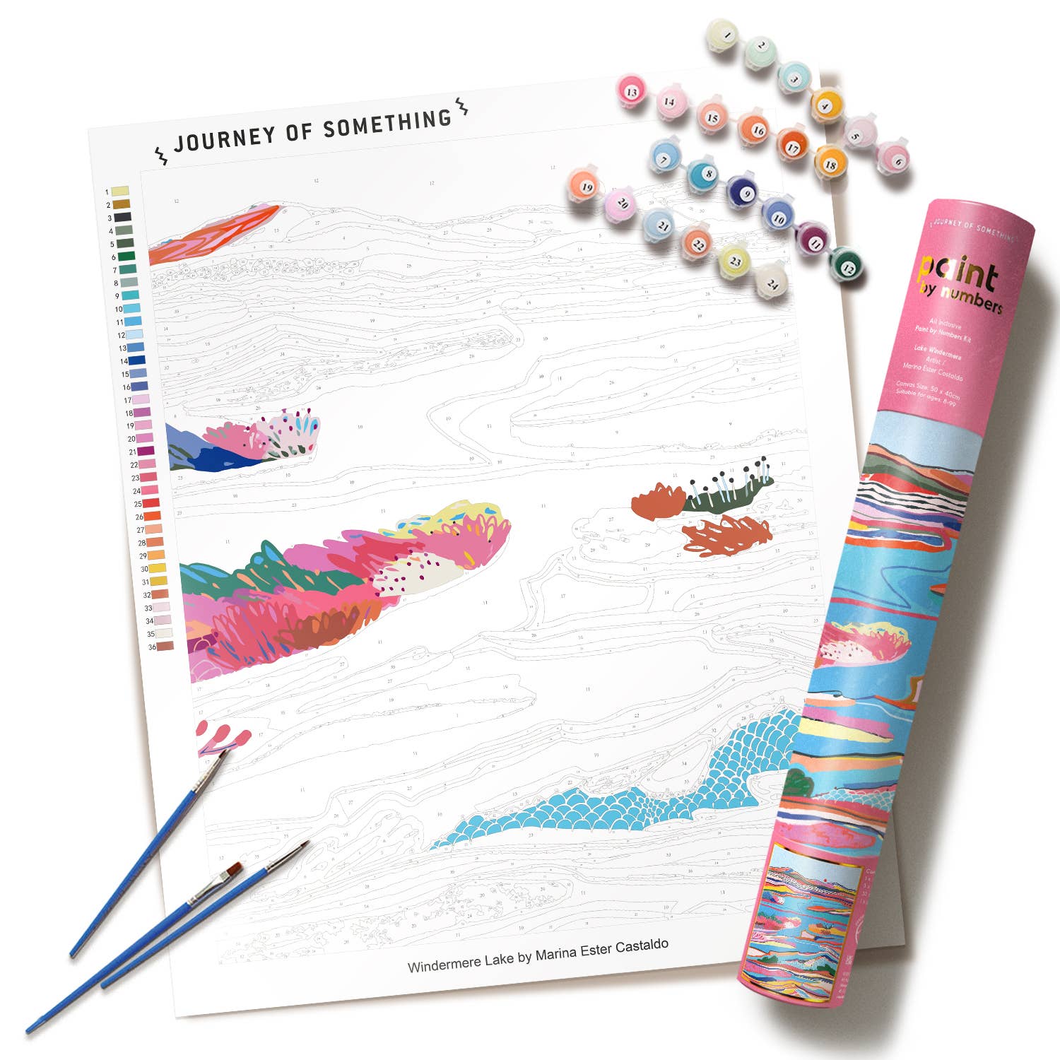 Paint by Numbers | Lake Windermere
