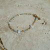 Mile - Necklace : Gold Stainless Steel / Pearly White / Adult Necklace 40-45cm
