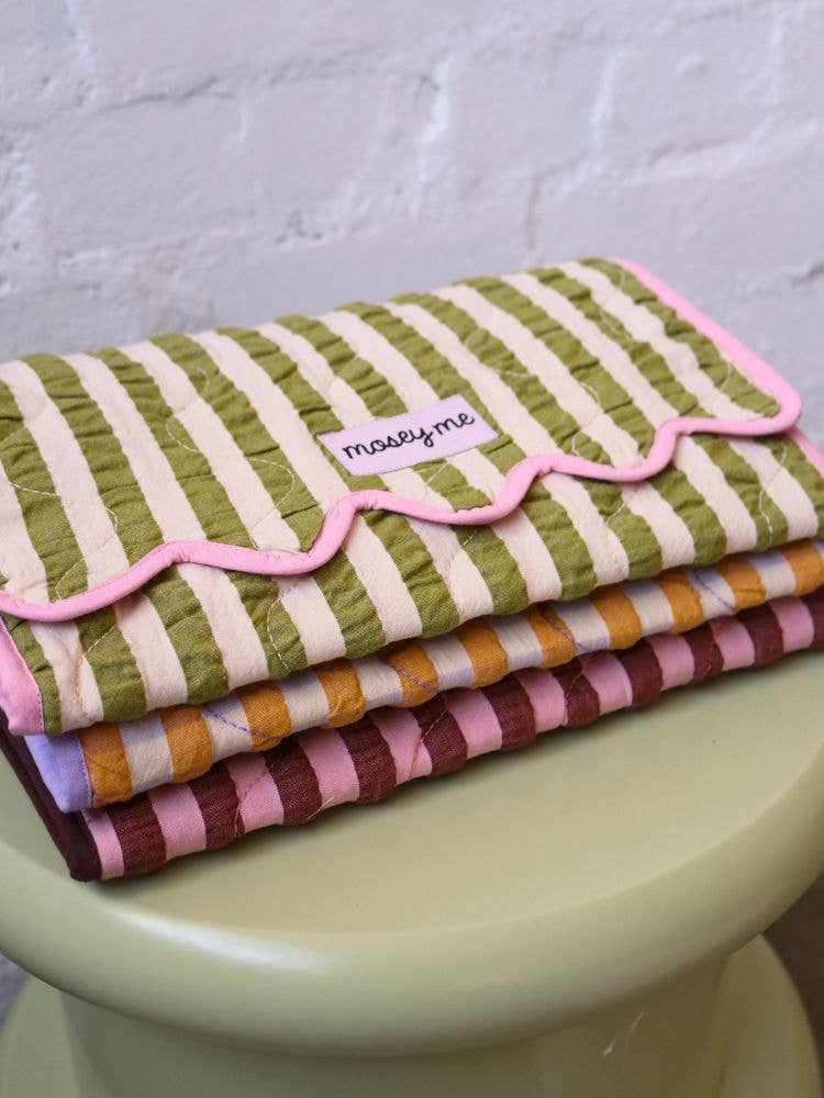 Seersucker Change Mat | Pistachio