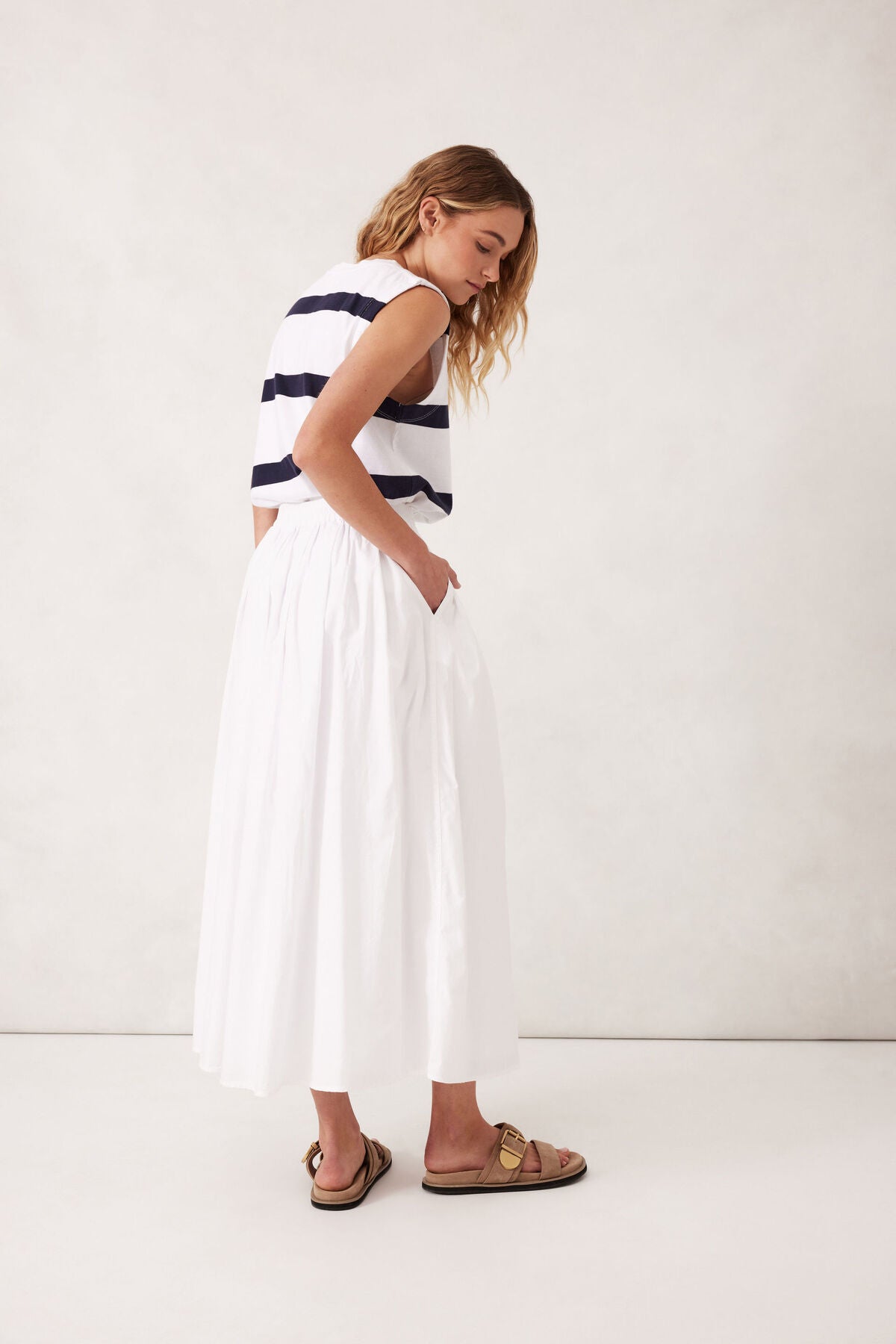 Florence Maxi Skirt | White