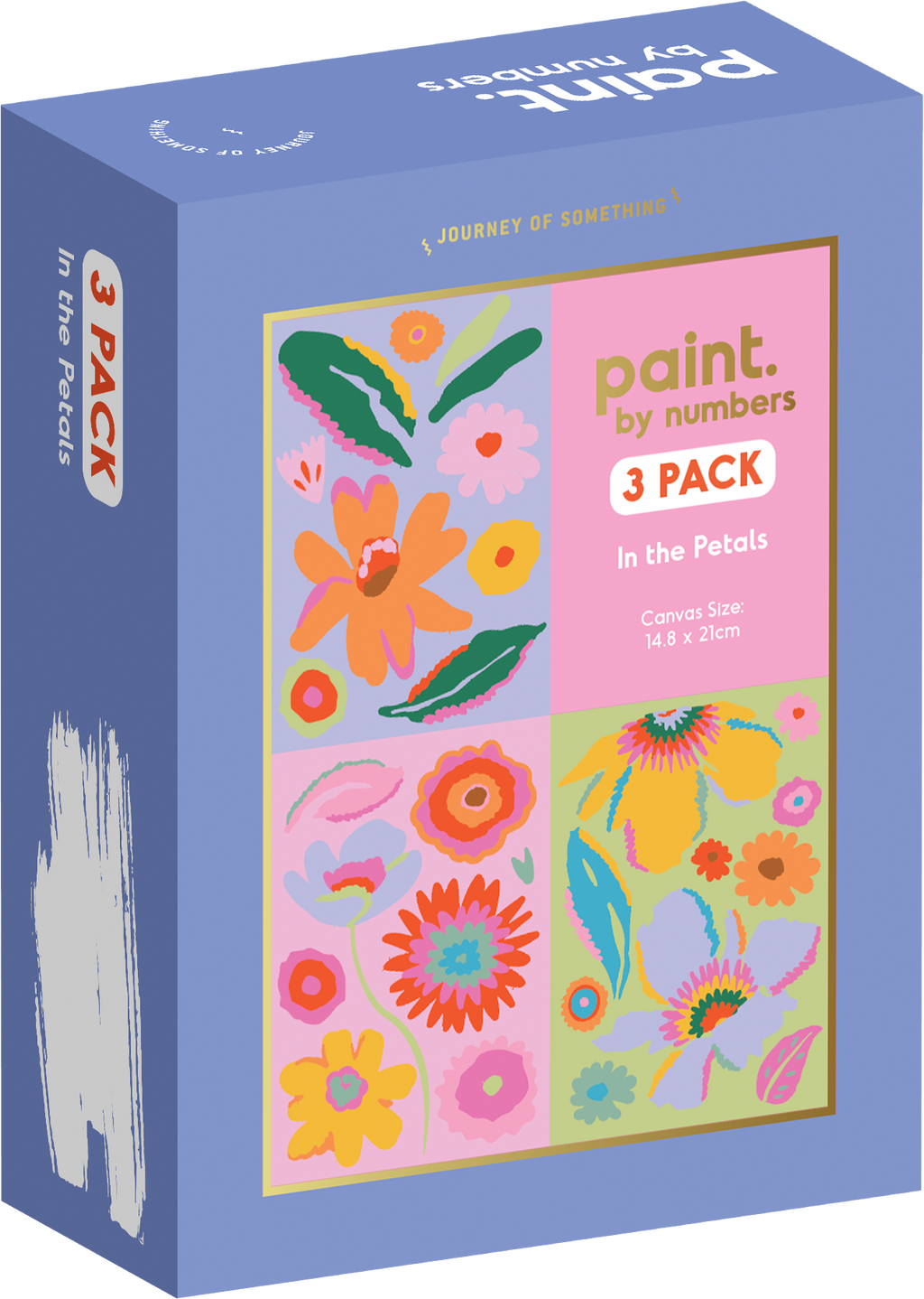 Into the Petals Paint by Numbers (Pack of 3)