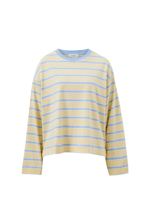 Beau Long Sleeve | Butter & China Blue Stripe