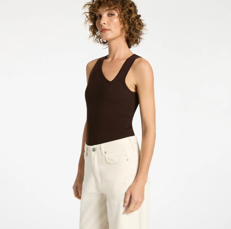 Come Around Knit Top - Bark